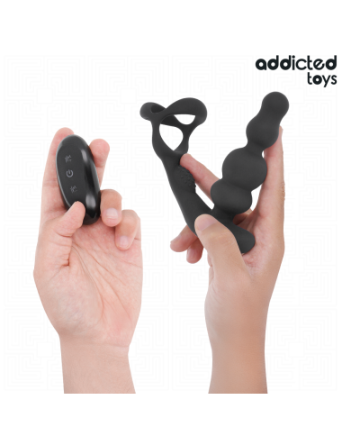 ADDICTED TOYS - MASSAGEADOR DE PRÓSTATA GIRATÓRIO COM CONTROLE REMOTO