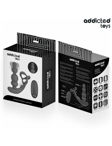 ADDICTED TOYS - MASSAGEADOR DE PRÓSTATA GIRATÓRIO COM CONTROLE REMOTO