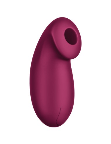 FUN FACTORY - VIBRADOR DESIRE AIR PULSE VERMELHO VINHO