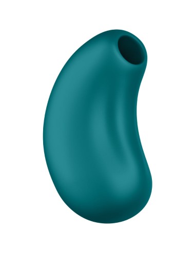 FUN FACTORY - VIBRADOR DE PULSAÇÃO DE AR DUPLO CHERIE VERDE-GARRAFA