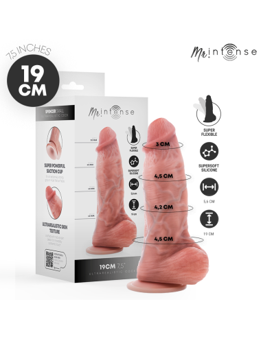 MR INTENSE - PEQUENO DILDO DE SILICONE SPENCER 19 CM -Ø- 4