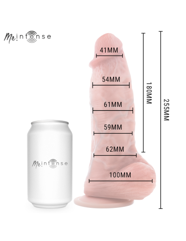 MR INTENSE - DILDO DE SILICONE SPENCER COM PÊNIS GRANDE 25,5 CM -Ø- 6,2 CM