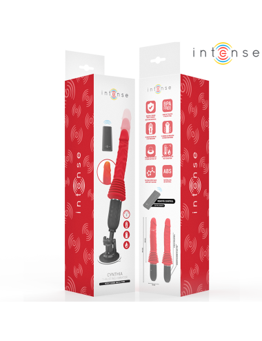 INTENSE - CYNTHIA VIBRADOR DE IMPULSO COM CONTROLE REMOTO E AQUECIMENTO
