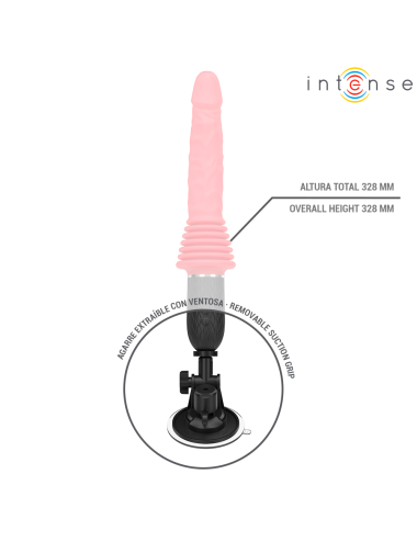 INTENSE - CYNTHIA VIBRADOR DE IMPULSO COM CONTROLE REMOTO E AQUECIMENTO