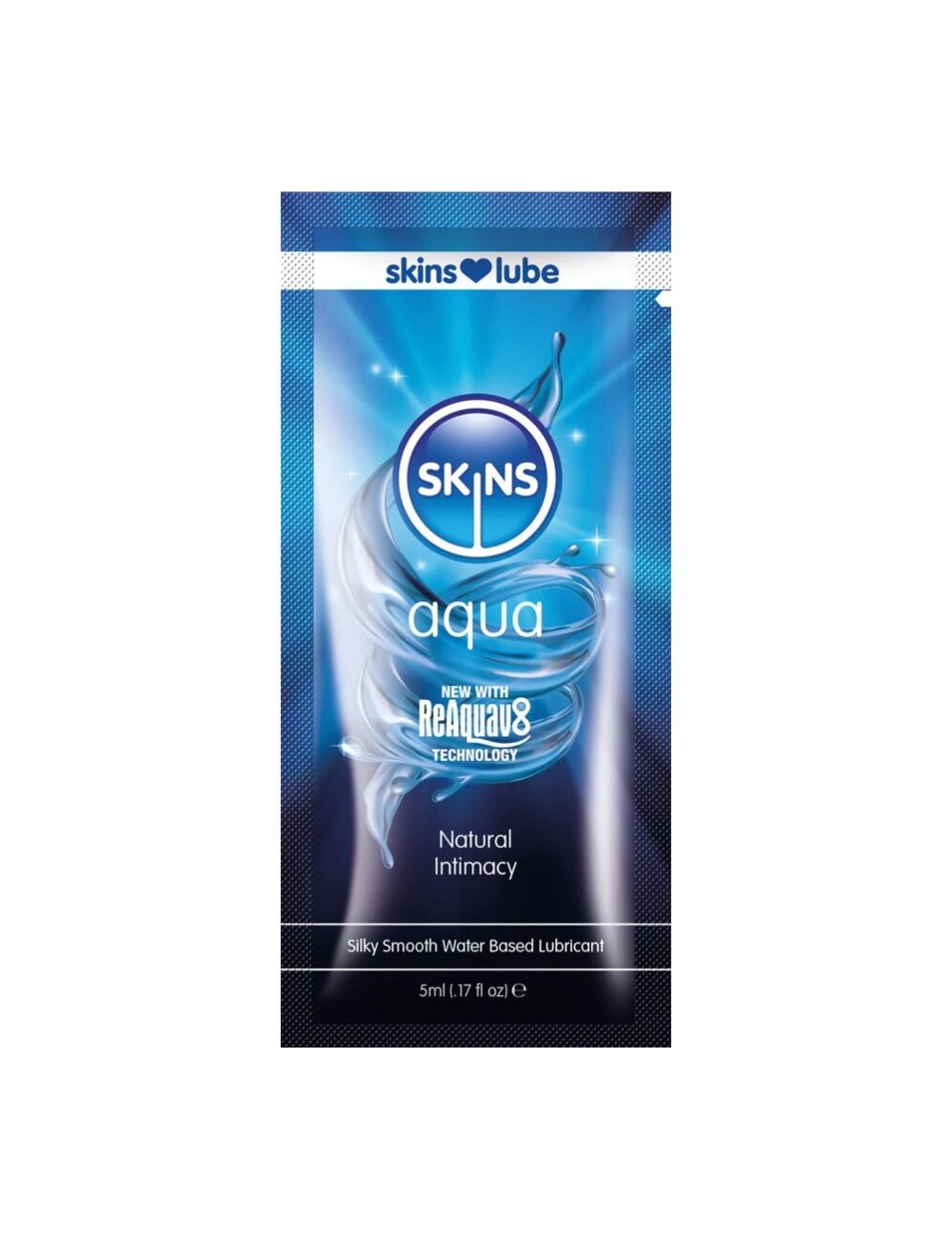 SKINS - AQUA LUBRIFICANTE À BASE DE ÁGUA DOSE ÚNICA 5 ML