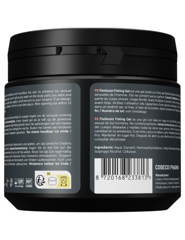 COBECO - FIST ASSIST FISTING GEL EXTRA GROSSO À BASE DE ÁGUA 500 ML