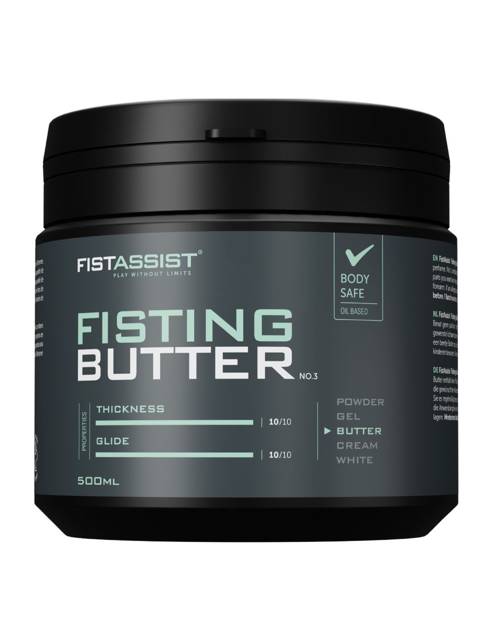COBECO - FIST ASSIST BUTTER LUBRIFICANTE À BASE DE ÓLEO 500 ML