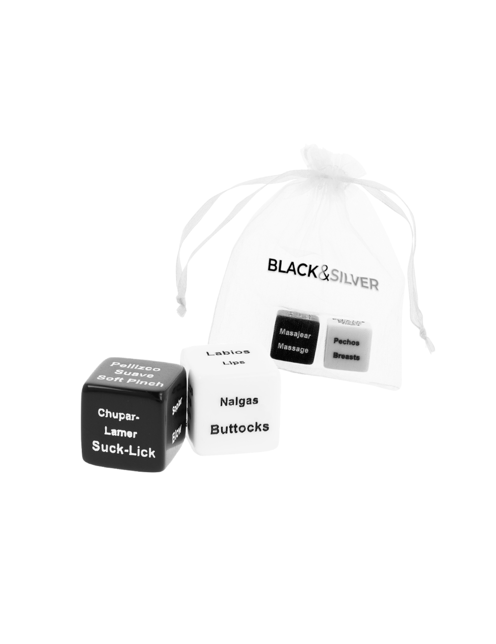 BLACK&SILVER - DADOS PARA CASAIS ES/EN