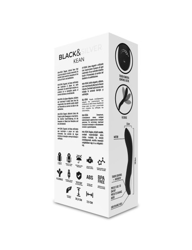 BLACK&SILVER - CONTROLE DE TOQUE DO VIBRADOR KEAN