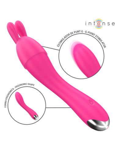 INTENSE - VIBRADOR CHER COM 20 PADRÕES E CABEÇAS INTERCAMBIÁVEIS