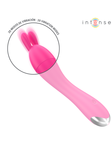 INTENSE - VIBRADOR CHER COM 20 PADRÕES E CABEÇAS INTERCAMBIÁVEIS