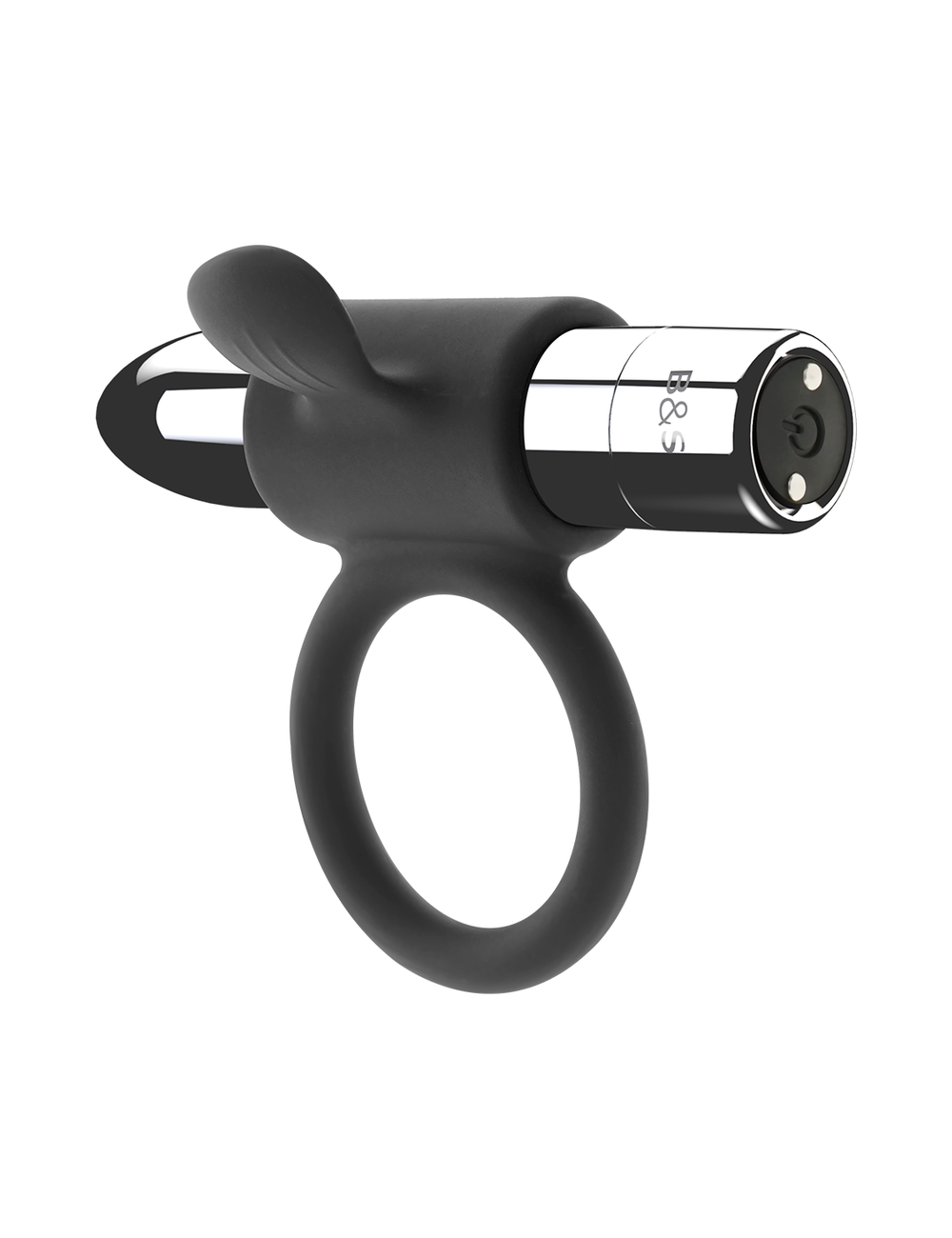 BLACK&SILVER - ANEL RECARREGÁVEL CAMERON PRATA