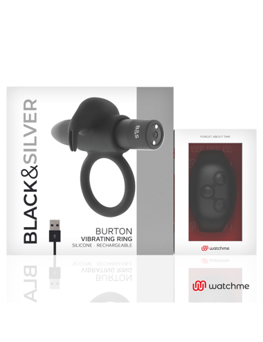 BLACK&SILVER - BURTON REMOTE CONTROL COCKRING WATCHME