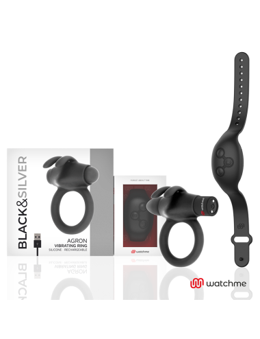 BLACK&SILVER - AGRON ANEL DE CONTROLE REMOTO WATCHME