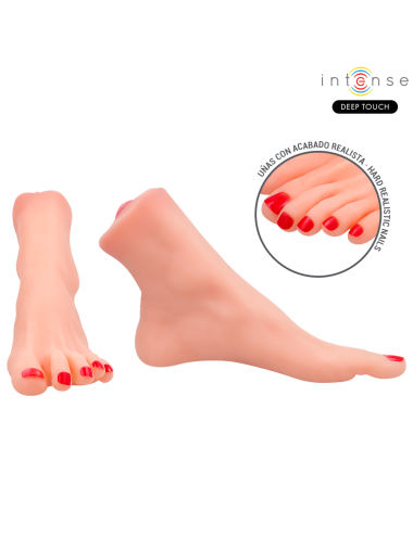 INTENSE DEEP TOUCH - GABBIE MASTURBADOR DE DUAS PEÇAS EM FORMATO DE PÉ