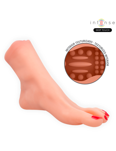 INTENSE DEEP TOUCH - GABBIE MASTURBADOR DE DUAS PEÇAS EM FORMATO DE PÉ