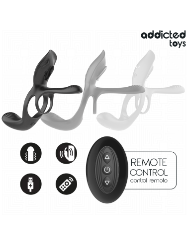 ADDICTED TOYS - ANEL PENIANO DUPLO COM ESTIMULADOR CLITÓRICO