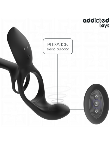 ADDICTED TOYS - ANEL PENIANO DUPLO COM ESTIMULADOR CLITÓRICO