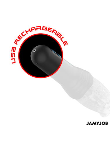 JAMYJOB - SPINJOB 2.0 MASTURBADOR COM EMPURRAÇÃO E ROTAÇÃO