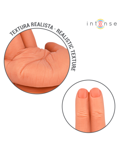 INTENSE - ESTIMULADOR DE PONTO G LEELA MÃO FLEXÍVEL 12,6 CM