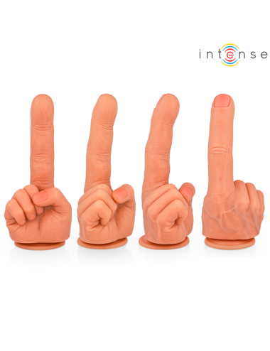 INTENSE - ESTIMULADOR DE PONTO G HUBERT MÃO FLEXÍVEL 14,2 CM