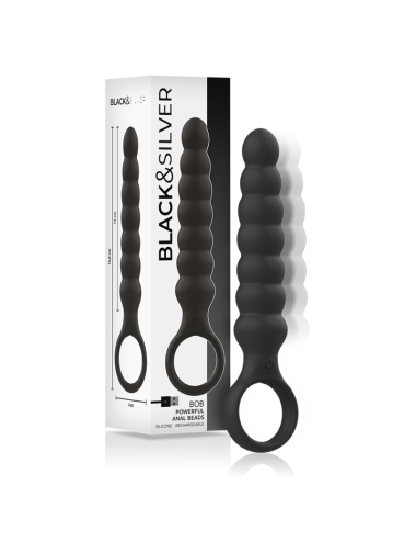 BLACK&SILVER - DILADOR ANAL DE SILICONE BOB PODEROSO