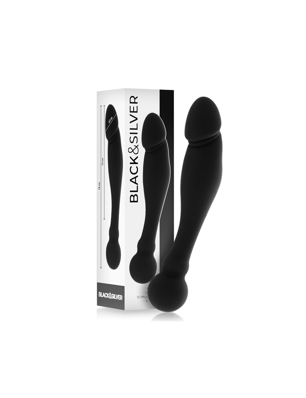 BLACK&SILVER - DILDO ESTIMULANTE KARL G-POINT 18 CM