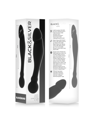BLACK&SILVER - DILDO ESTIMULANTE KARL G-POINT 18 CM