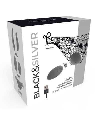 BLACK&SILVER - ESTIMULADOR DE CONTROLE REMOTO ZARA COM CALA GRTIS