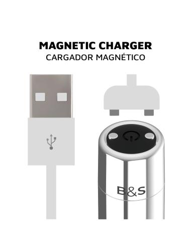 BLACK&SILVER - BALA MAGNÉTICA VIBRANTE KAILAN 2 PRATA