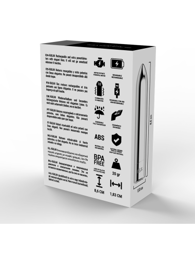 BLACK&SILVER - BALA MAGNÉTICA VIBRANTE KAILAN 2 PRATA