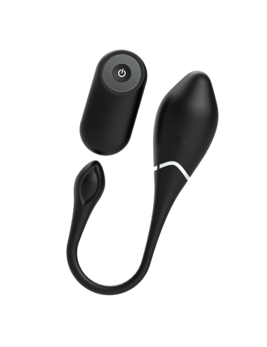 BLACK&SILVER - OVO VIBRATÓRIO RECARREGÁVEL JENELL