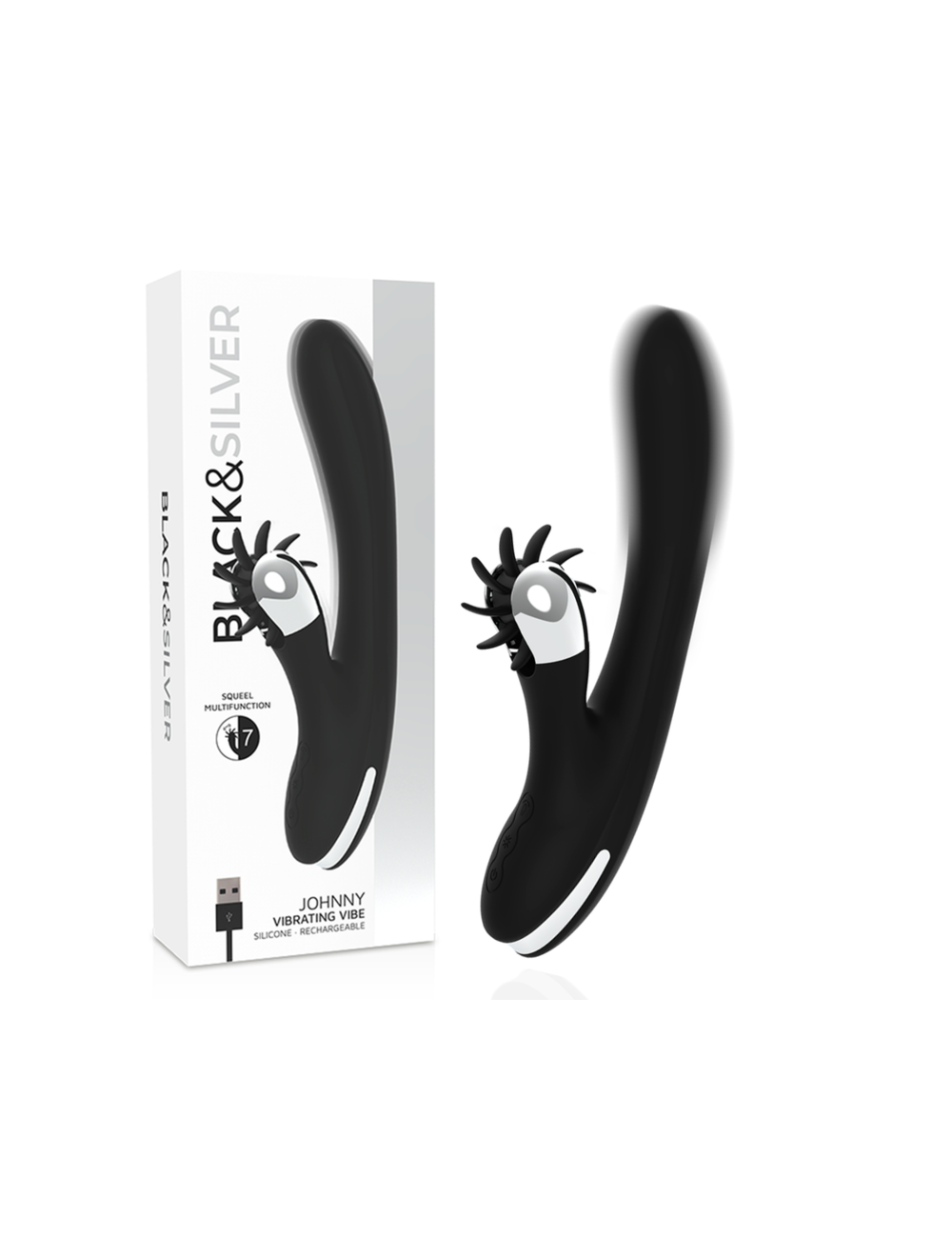 BLACK&SILVER - VIBRAÇÃO VIBRANTE BUNNY JOHNNY