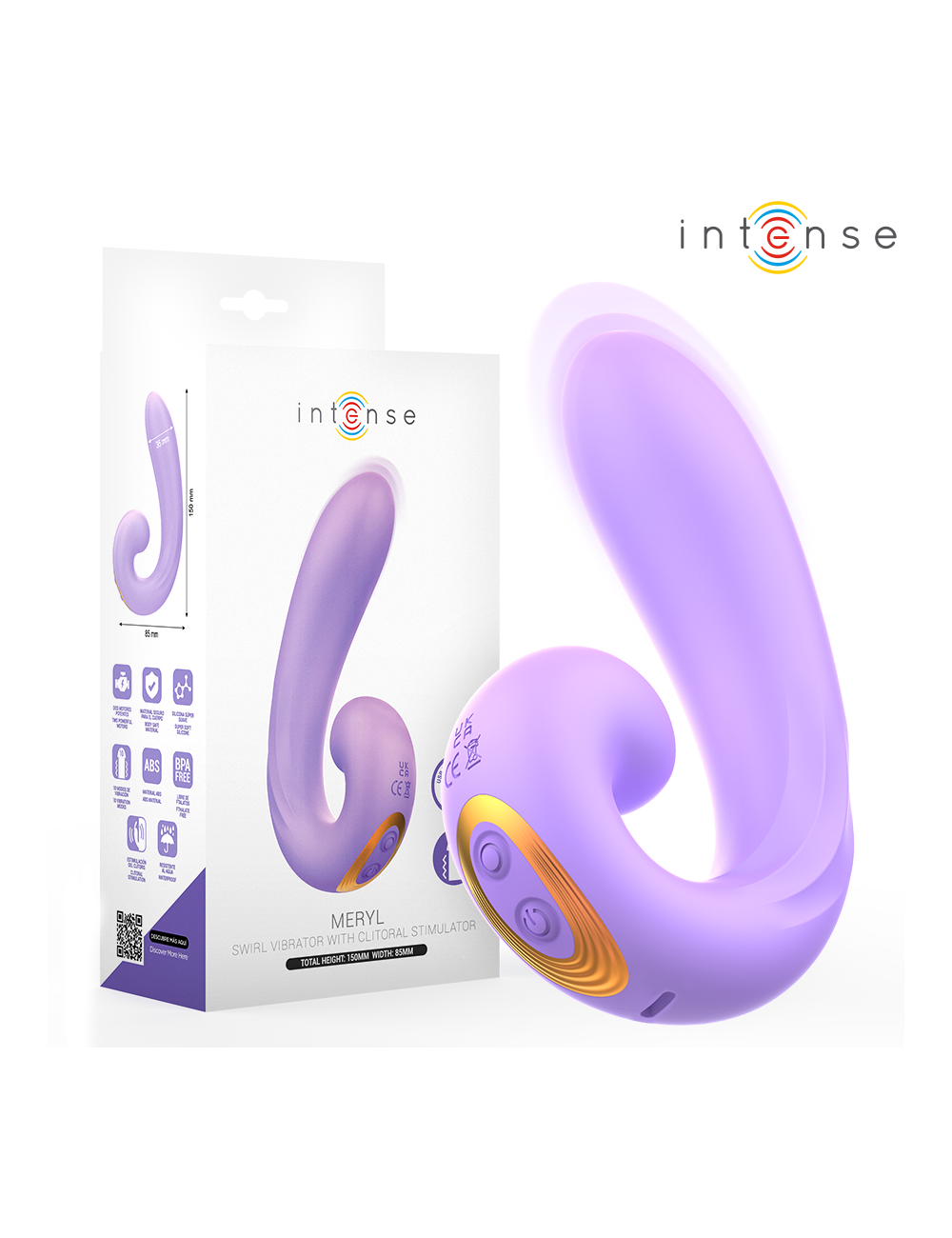 INTENSE - MERYL DUPLA VIBRAÇÃO ESTIMULADOR DE CLITÓRIS