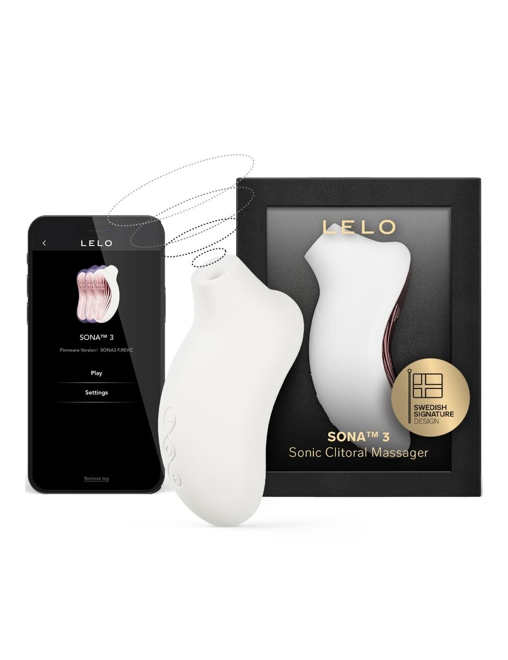 LELO - SONA 3 CREME MASSAGEADOR CLITÓRICO SÔNICO