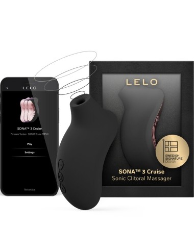 LELO - SONA 3 CRUISE MASSAGEADOR CLITÓRICO SÔNICO PRETO