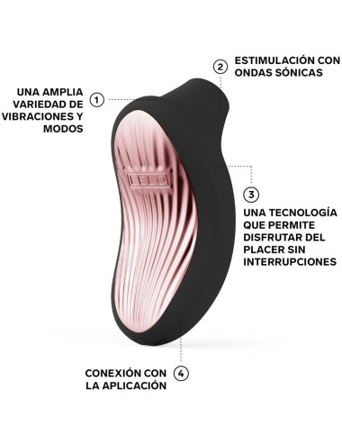 LELO - SONA 3 CRUISE MASSAGEADOR CLITÓRICO SÔNICO PRETO