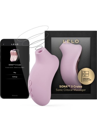 LELO - SONA 3 CRUISE MASSAGEADOR CLITÓRICO SÔNICO ROSA CLARO