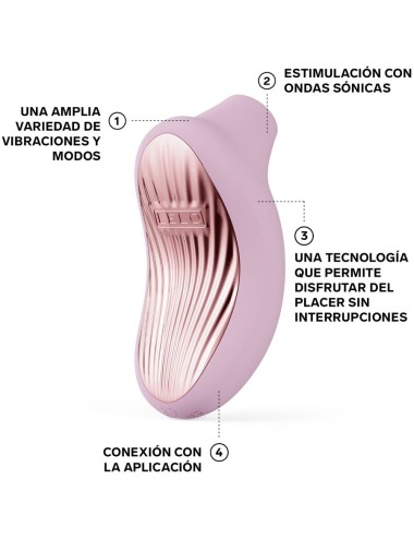 LELO - SONA 3 CRUISE MASSAGEADOR CLITÓRICO SÔNICO ROSA CLARO