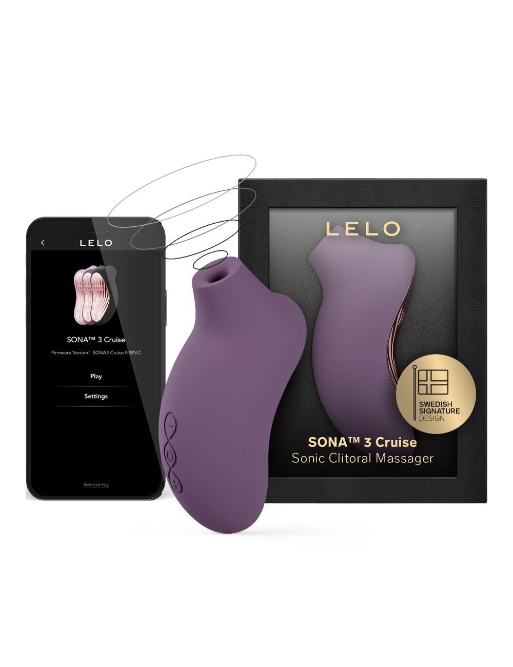 LELO - SONA 3 CRUISE SONIC MASSAGEADOR CLITÓRICO AMEIXA