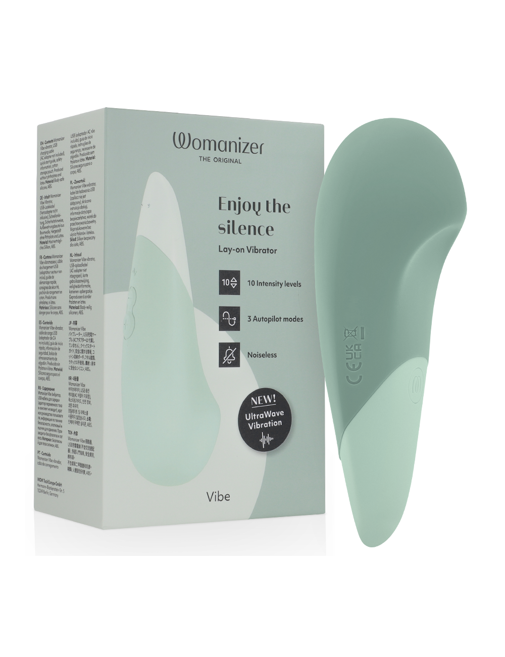 WOMANIZER - VIBE LAY-ON VIBRADOR SILENCIOSO SÁBIO