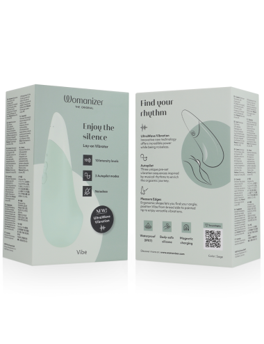 WOMANIZER - VIBE LAY-ON VIBRADOR SILENCIOSO SÁBIO