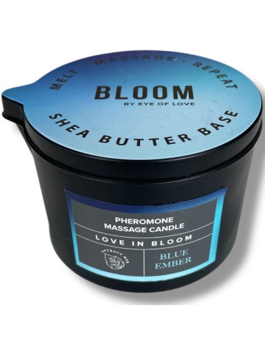 EYE OF LOVE - BLOOM VELA DE MASSAGEM INDICA BLUE EMBER 150 ML