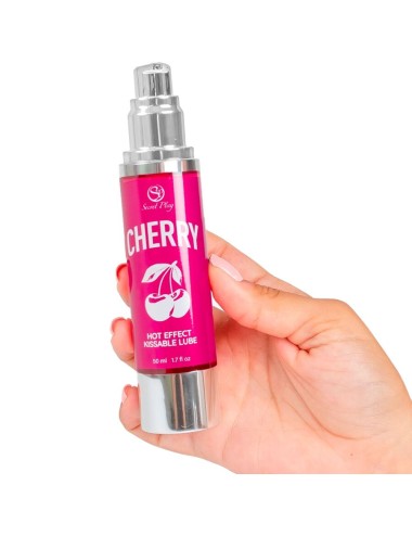 SECRETPLAY - LUBRIFICANTE AQUECEDOR DE CEREJA 50 ML