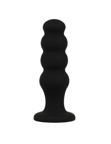 BLACK&SILVER - PLUG ANAL DE SILICONE SCOTT PREMIUM PRETO