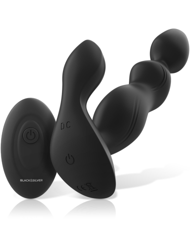 BLACK&SILVER - CONTROLE REMOTO DE SILICONE CORA PLUG ANAL