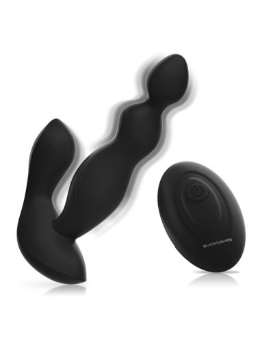 BLACK&SILVER - CONTROLE REMOTO DE SILICONE CORA PLUG ANAL