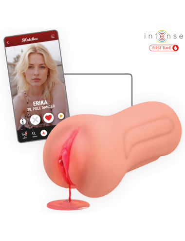 INTENSE FIRST TIME - ERIKA VIRGEM SE MASTURBANDO COM SANGRAMENTO