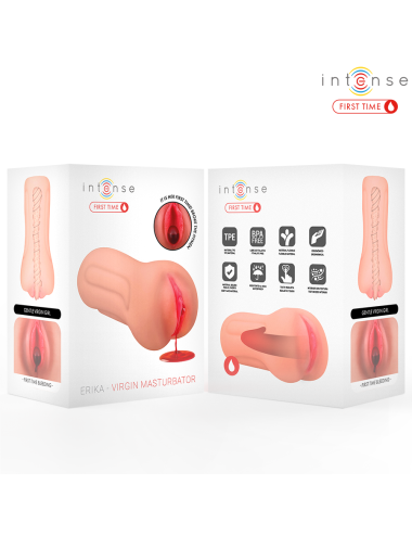INTENSE FIRST TIME - ERIKA VIRGEM SE MASTURBANDO COM SANGRAMENTO