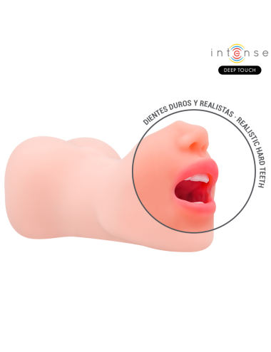 INTENSE DEEP TOUCH - MASTURBADOR RILEY COM DUPLA BOCA E VAGINA